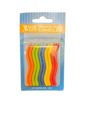 Bright Wavy Candles