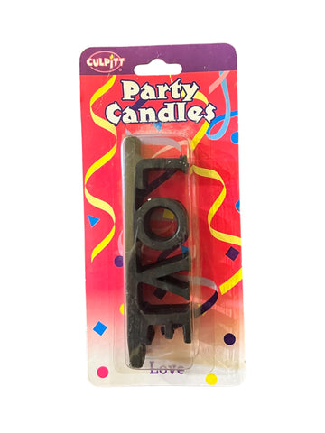 LOVE Molded Candle