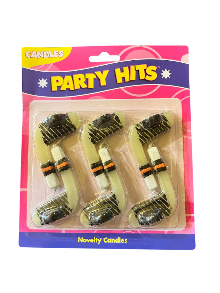 Hockey Party Candles