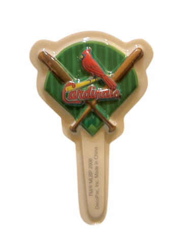 12 MLB St. Louis Cardinals Cupcake Picks - CLEARANCE