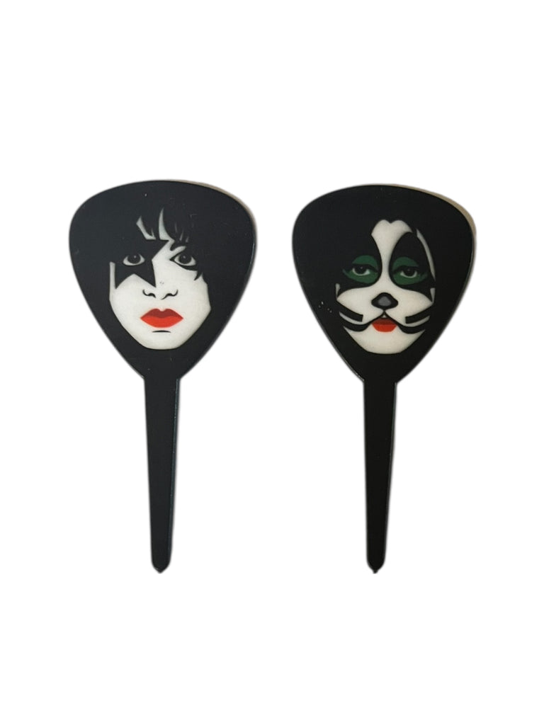 KISS Cupcake Picks - Set of 6