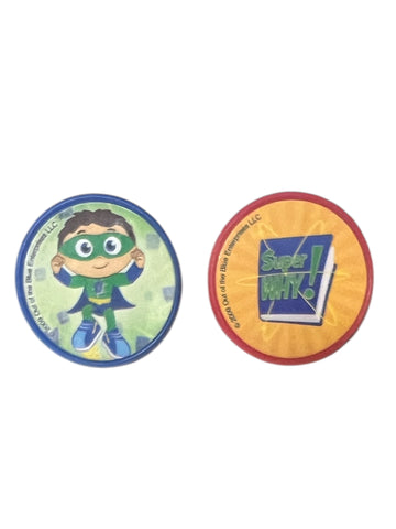 Super Why Cupcake Rings - Set of 5