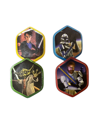 Star Wars Clone Wars Cupcake Topper Rings - Set of 12
