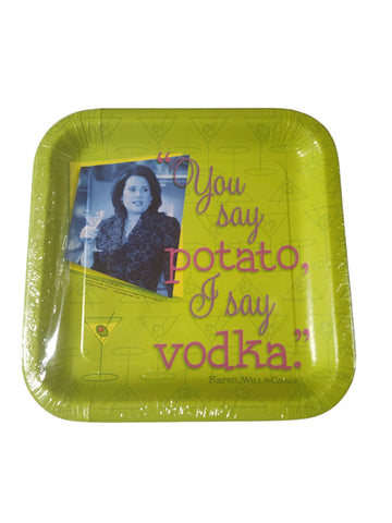 Will & Grace Square Dinner Plates