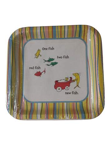 Dr. Seuss Square Dinner Plates