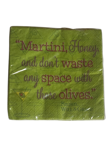 Will&Grace Beverage Napkins