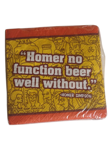 The Simpsons Beverage Napkins
