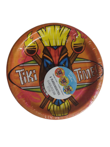 Tiki Time Dessert Plates