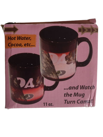 Mossy Oak Break Up Hot Camo to Pink Changing Mug