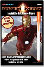 Marvel Avengers Iron Man Invisible Ink Game Book