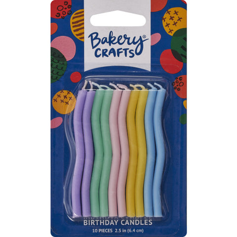 Pastel Wave Candles