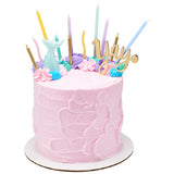Pastel Wave Candles
