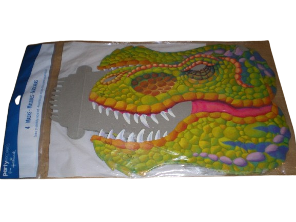 Mighty Dinosaur Party Masks