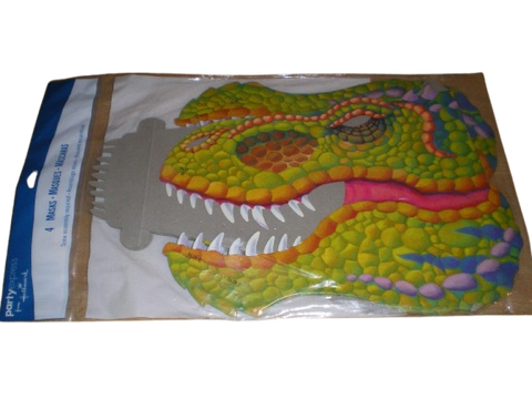 Mighty Dinosaur Party Masks