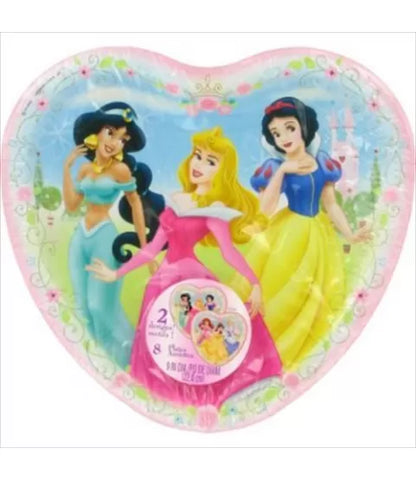 Disney Princess Fairy Tale Friends Heart Shaped Dinner Plates