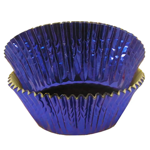 Royal Blue Foil Cupcake Baking Cups