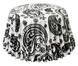 Paisley Black Cupcake Liner Cupcake Baking Cups
