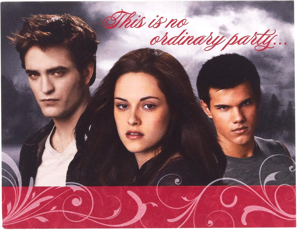 Twilight Eclipse Birthday Party Invitations