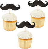 10 Mustache Cupcake Picks