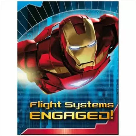 Marvel Avengers Iron Man 2 Party Invitations