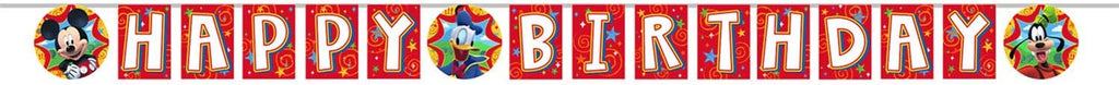 Mickey Mouse Clubhouse Fun and Friends Birthday Party Decoration Banner