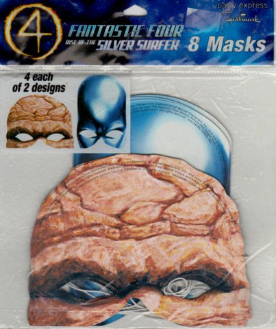 Marvel Fantastic Four Rise of the Silver Surfer Party Masks