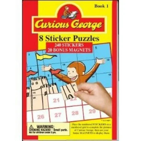 Curious George Sticker Puzzles Set 1