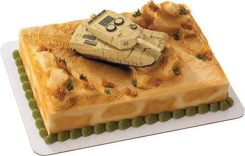 Military Robot Tank  Cake Decorating Kit Topper