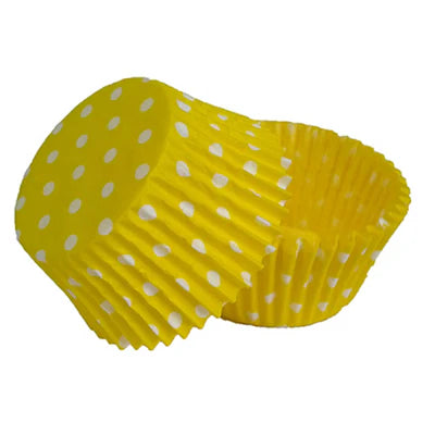 Yellow Polka Dots Cupcake Liner Baking Cups