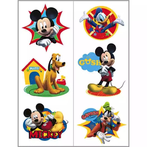 Mickey Mouse Clubhouse Birthday Party Tattoos