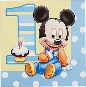 Disney Baby Mickey Mouse Birthday Party Lunch Napkins