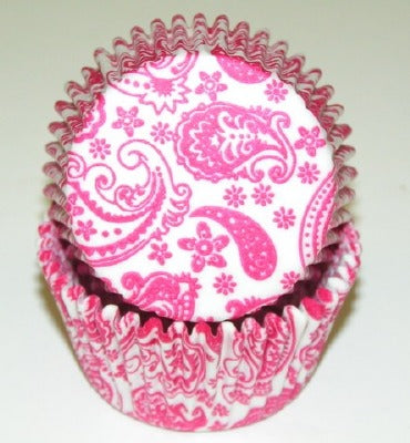Pink Paisley Cupcake Liner Cupcake Baking Cups