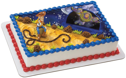 Disney Toy Story 3 Woody and Buzz Cake Decor Topper