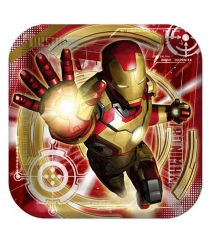 Iron Man 3 Square Dinner Plates