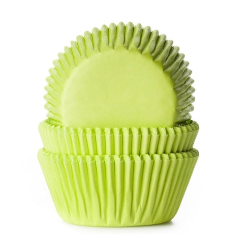 Lime Green Cupcake Liner Baking Cups