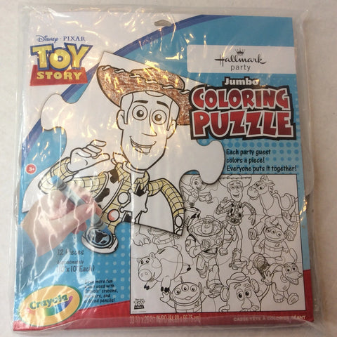 Disney Pixar Toy Story Giant Puzzle Coloring Activity