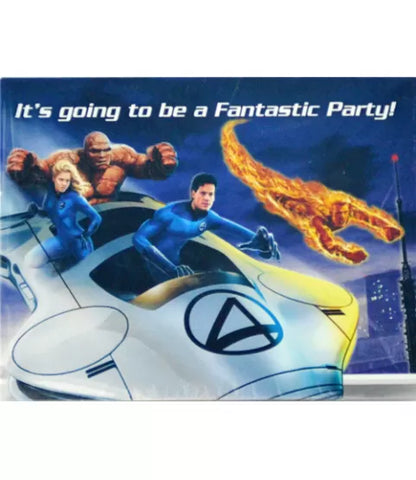 Marvel Fantastic Four Rise of the Silver Surfer Party Invitations