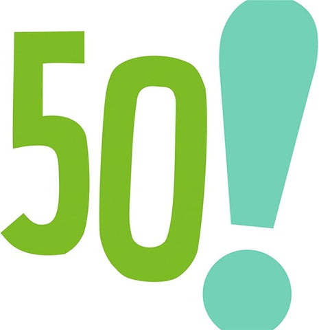 WooHoo! 50! Luncheon Napkins