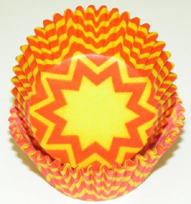 Yellow and Orange Chevron Cupcake Liner Cupcake Baking Cups