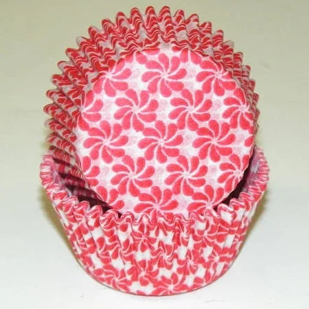 Red Pinwheel Cupcake Liner Cupcake Baking Cups