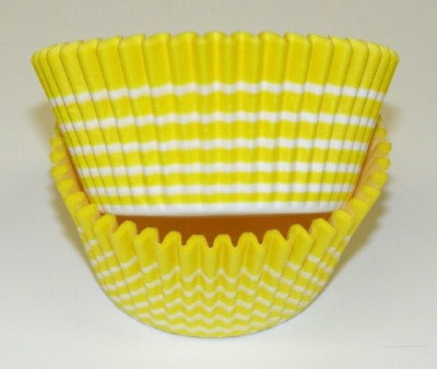 Yellow Cicle Stripe Cupcake Liner Cupcake Baking Cups