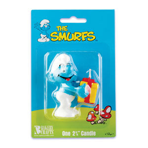Smurfs Molded Candle