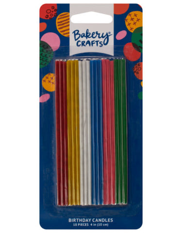 18 Sparkler Candles - Asst Colors