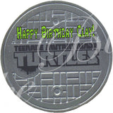 TMNT Teenage Mutant Ninja Turtle Sewer Cover Edible Icing Sheet Cake Decor Topper - TMNT12
