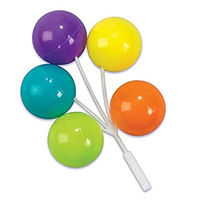 Fun Balloon Cluster Cake & Cupcake Picks - Set of 2
