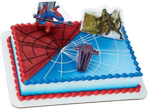 Amazing Spider-Man and Lizard Cake Topper