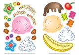 Make Your Own Ice Cream Sunday Sticker Little Activity Book