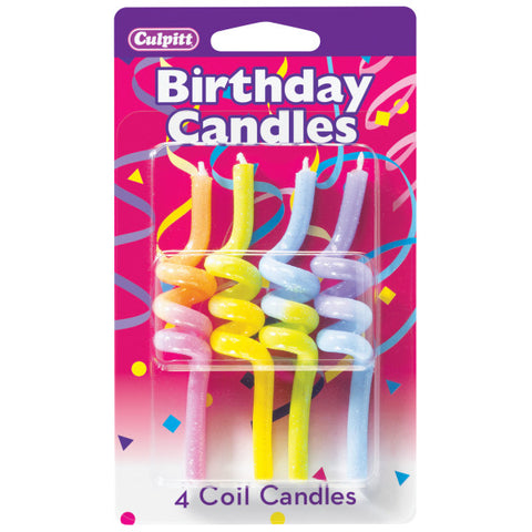 Coil Party Candles
