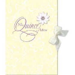 Mis Quince Años Quinceañera Guest Registry and Keepsake Booklet