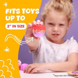 50 Toy and Gumball Capsule Party Favors for Candy, Cake Pops, Brownie Bites, Theme Treats